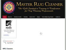 Tablet Screenshot of masterrugcleaner.net